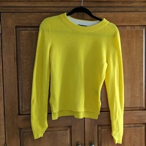 Yellow cashmere sweater